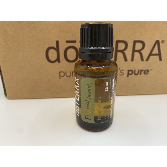 doTERRA FENNEL sweet Essential Oil 15 ml distinct licorice aroma & taste Exp 25 - Picture 1 of 7
